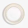 Assiettes Creuses Arcadia Or et Platine x2