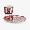 Timbale & Assiette Arcadia Rouges | Baccarat France